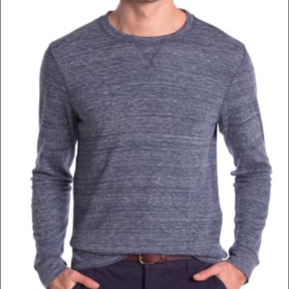 Men’s Navy Blue Long Sleeve T-Shirt - Size Small